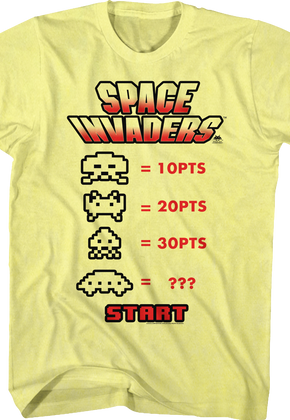 Points Space Invaders T-Shirt
