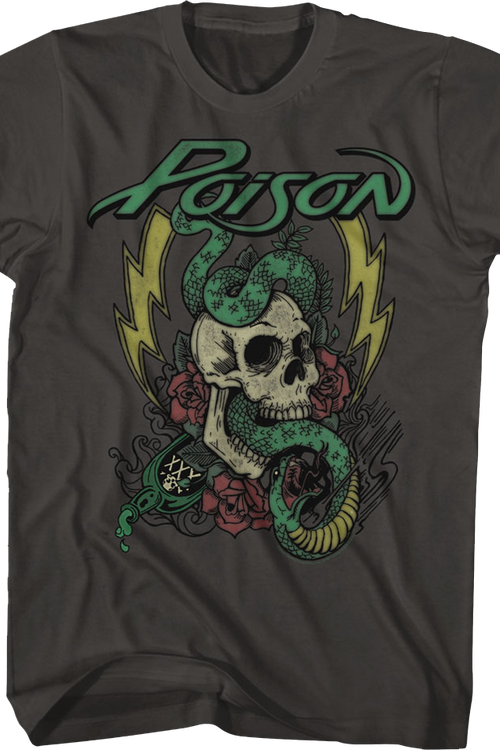 Poison Snake and Skull T-Shirtmain product image