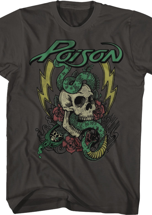 Poison Snake and Skull T-Shirt - main product image