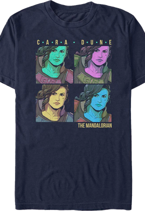 Pop Art Cara Dune Mandalorian Star Wars T-Shirt