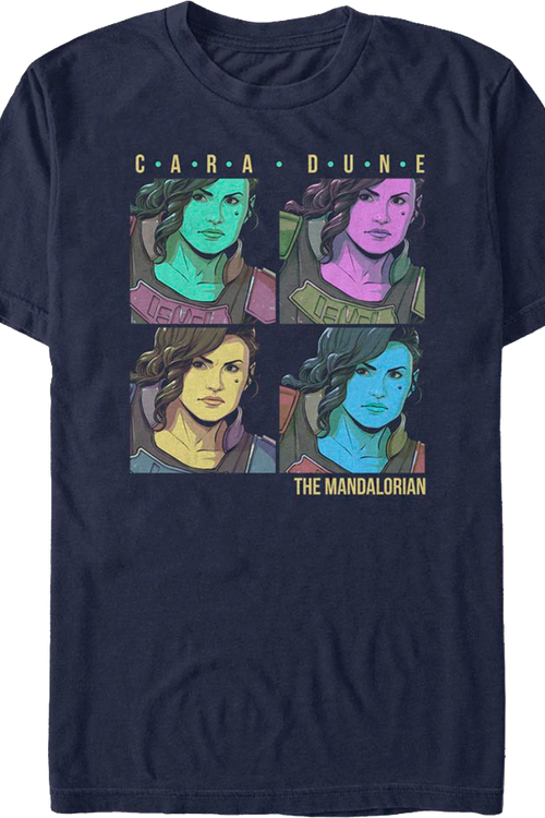Pop Art Cara Dune Mandalorian Star Wars T-Shirtmain product image