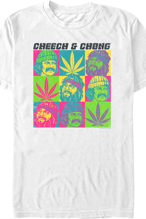 Pop Art Cheech and Chong T-Shirtmain product image