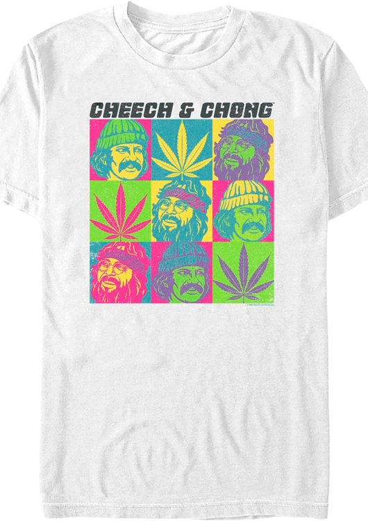 Pop Art Cheech and Chong T-Shirt - main product image