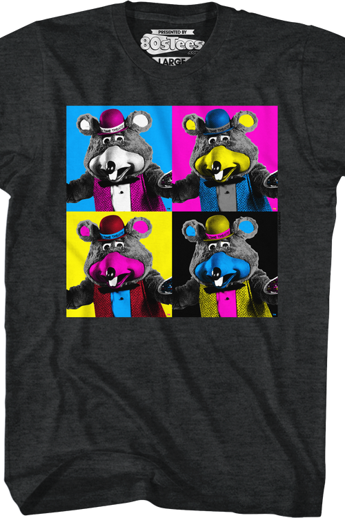Pop Art Chuck E. Cheese T-Shirt - main product image
