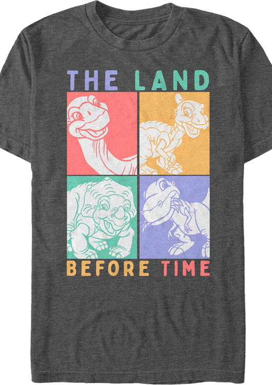 Pop Art Dinosaurs Land Before Time T-Shirt - main product image