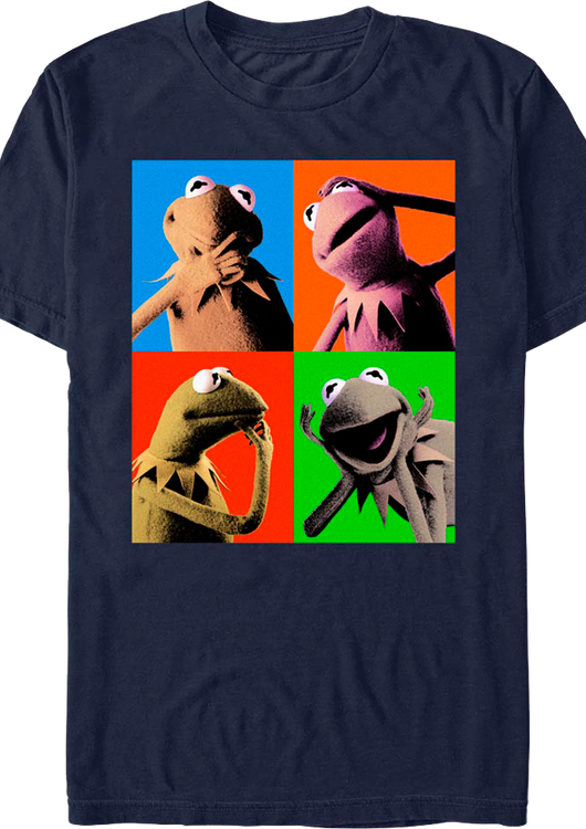 Pop Art Kermit The Frog Muppets T-Shirt - main product image