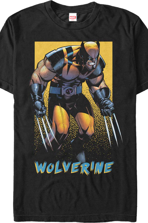 X-Men Wolverine Poster Marvel Comics T-Shirt - main product image