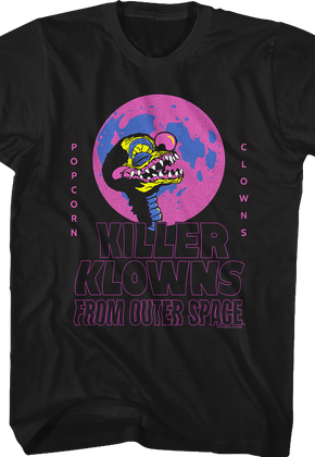 Popcorn Clowns Killer Klowns From Outer Space T-Shirt