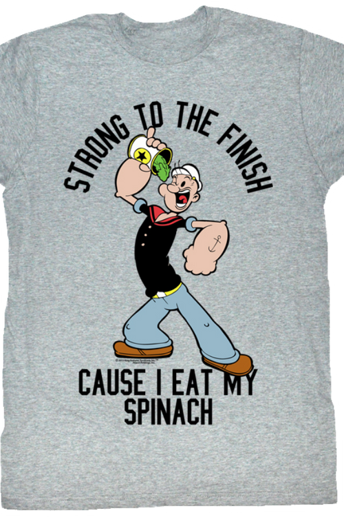Popeye Men's 'Go Green' T-Shirt - Officially Licensed Graphic Tee - View #9