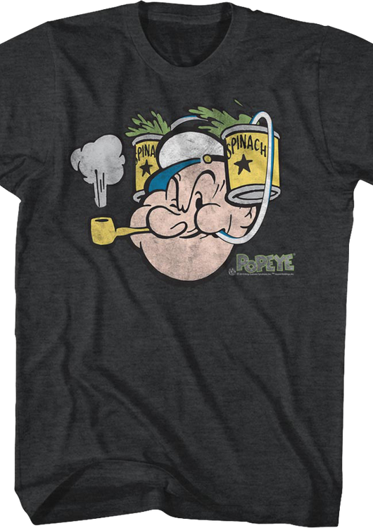 Popeye Spinach Hat T-Shirt - main product image