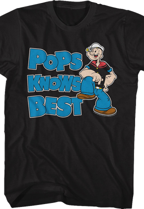 Pops Knows Best Popeye T-Shirt