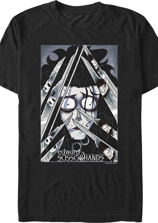 Portrait Edward Scissorhands T-Shirt - main product image