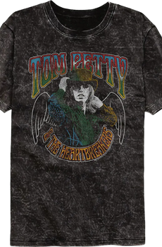 Pose With Wings Tom Petty & The Heartbreakers Mineral Wash T-Shirt