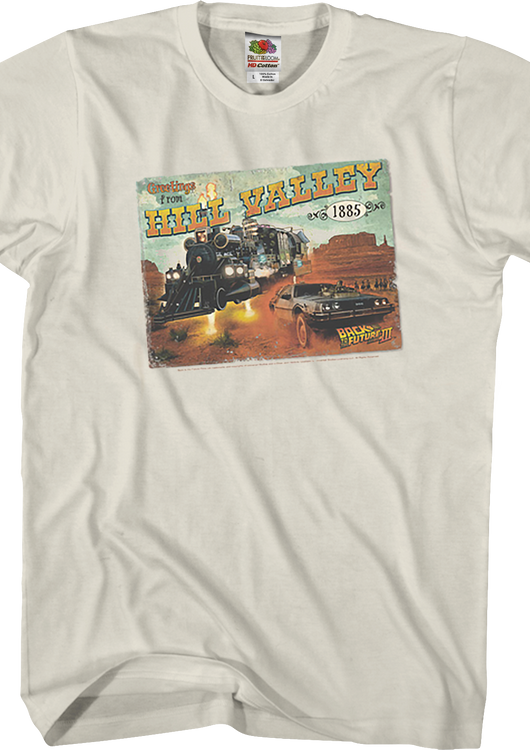 Postcard Back To The Future T-Shirt - main product image