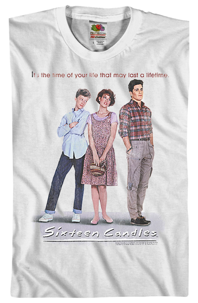 Poster Sixteen Candles TShirt Sixteen Candles Mens TShirt