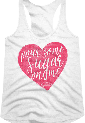 Ladies Pour Some Sugar On Me Def Leppard Racerback Tank Top