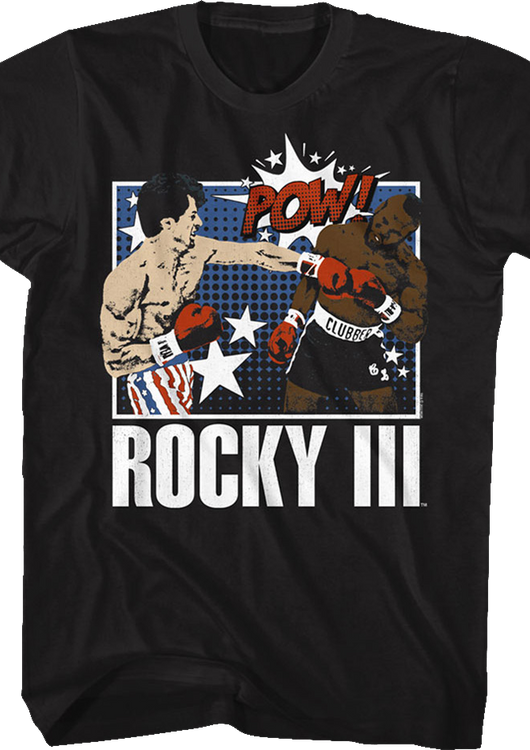 Pow Knockout Punch Rocky III T-Shirt - main product image
