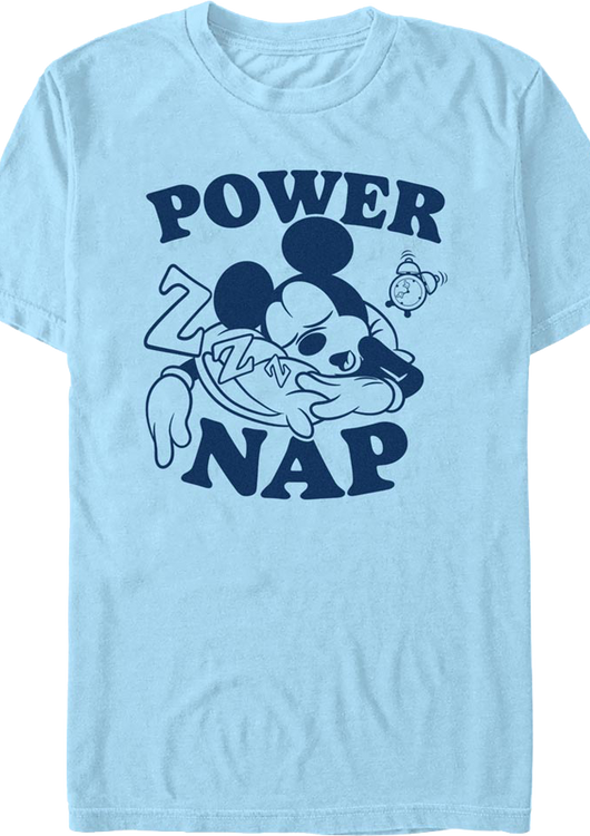 Power Nap Mickey Mouse Disney T-Shirt - main product image