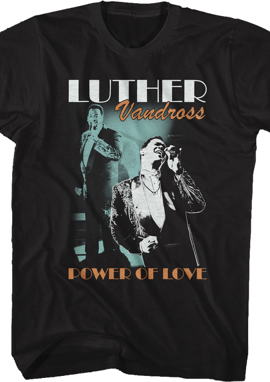 Power Of Love Luther Vandross T-Shirt - main product image