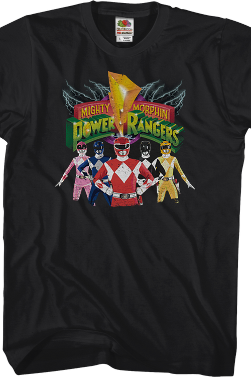 Power rangers tee hot sale shirt