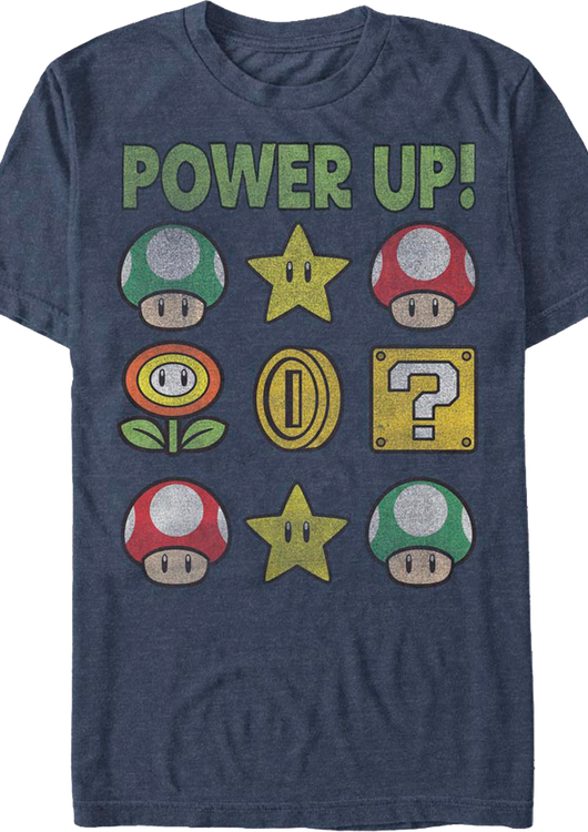 Power Up Super Mario Bros. T-Shirt - main product image