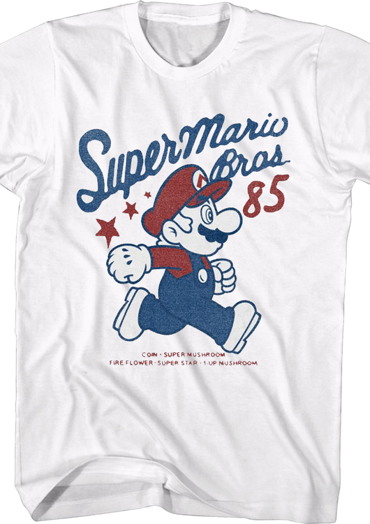 Power-Ups Super Mario Bros. T-Shirt - main product image