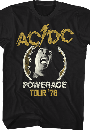 Powerage Tour '78 ACDC Shirt