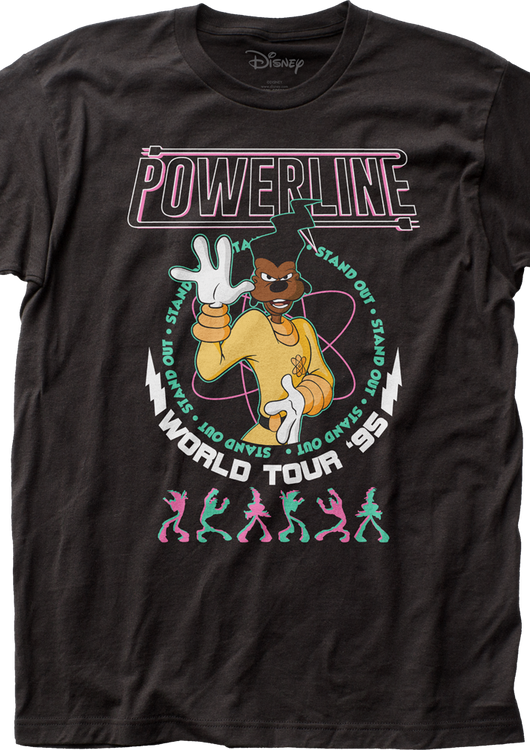 Powerline World Tour Goofy Movie T-Shirt - main product image