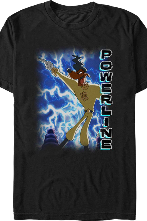 Powerline Lightning Bolts Goofy Movie T-Shirtmain product image