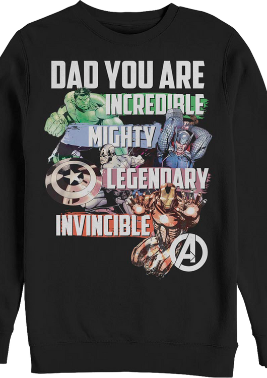 Avengers Premium Father's Day Sweatshirt - main product image
