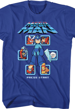 Press Start Mega Man T-Shirt