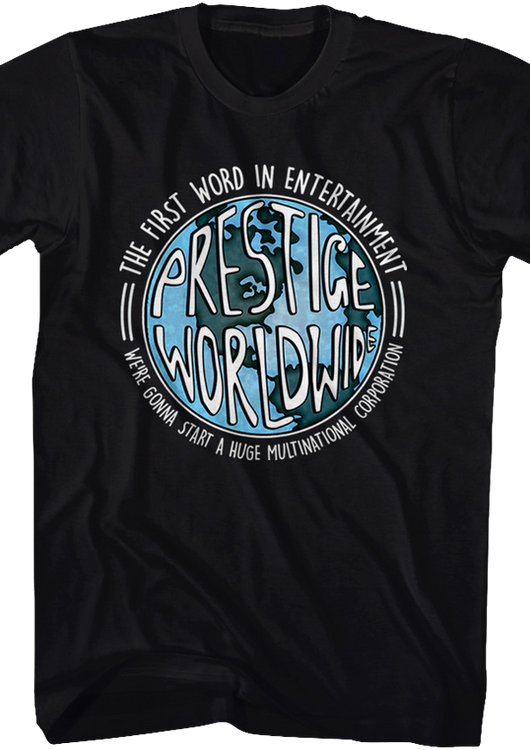 Black Prestige Worldwide Step Brothers T-Shirt - main product image