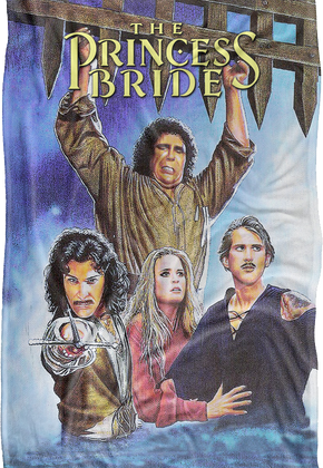 Princess Bride Poster 36 x 58 Fleece Blanket