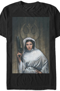 Princess Leia Painting Star Wars T-Shirt