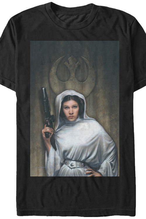 Princess Leia Painting Star Wars T-Shirt - main product image