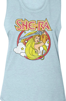 Ladies Princess of Power She-Ra Muscle Tank Top
