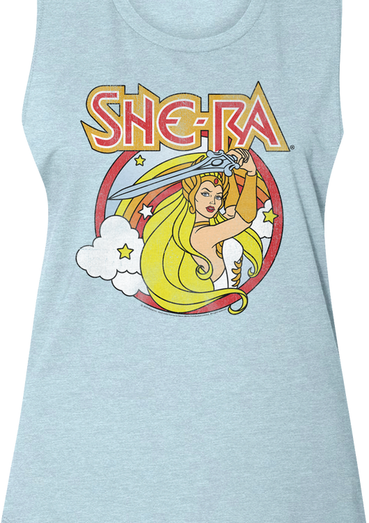 Ladies Princess of Power She-Ra Muscle Tank Top - main product image
