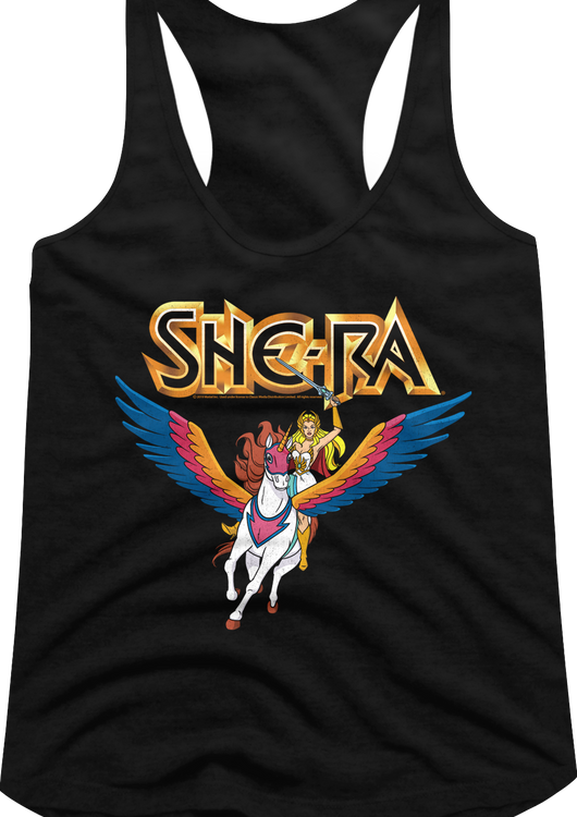 Ladies Princess of Power She-Ra Racerback Tank Top - main product image