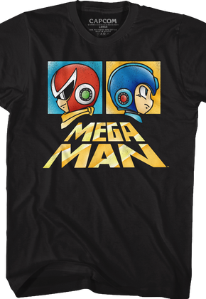 Profiles Proto Man and Mega Man T-Shirt