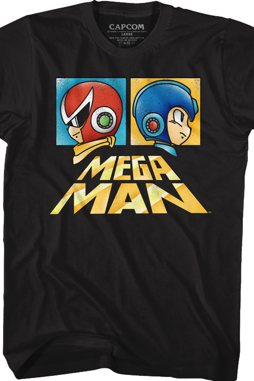 Profiles Proto Man and Mega Man T-Shirt - main product image