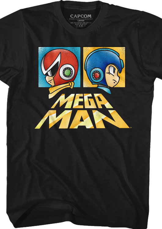 Profiles Proto Man and Mega Man T-Shirt - main product image