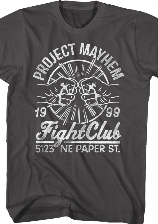Project Mayhem 1999 Fight Club T-Shirt - main product image