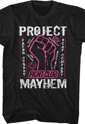 Project Mayhem Fight Club T-Shirt