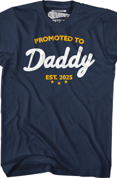 Promoted To Daddy 2025 T-Shirt