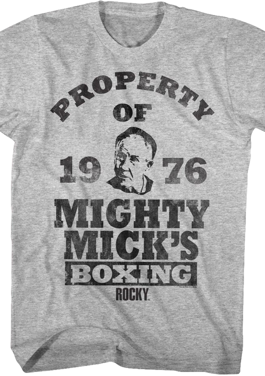 Property of Mighty Mick's Rocky T-Shirt - main product image