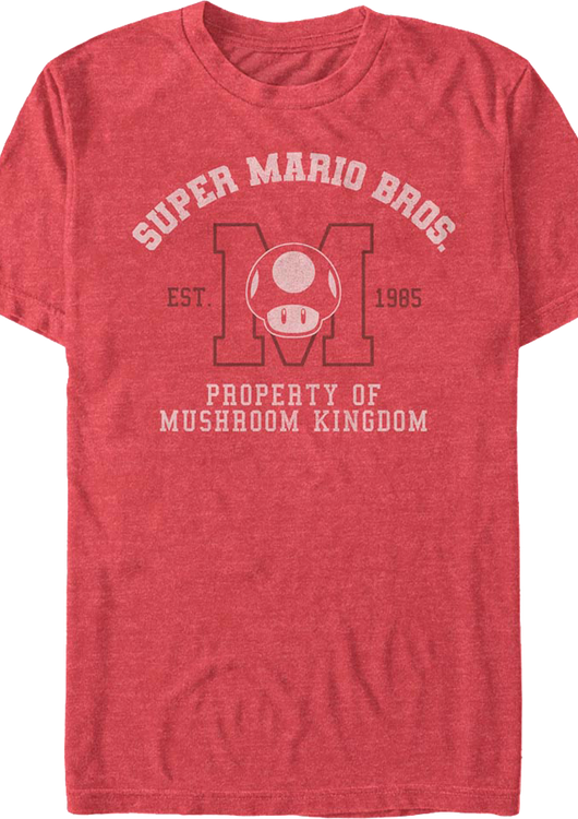 Property Of Mushroom Kingdom Super Mario Bros. T-Shirt - main product image