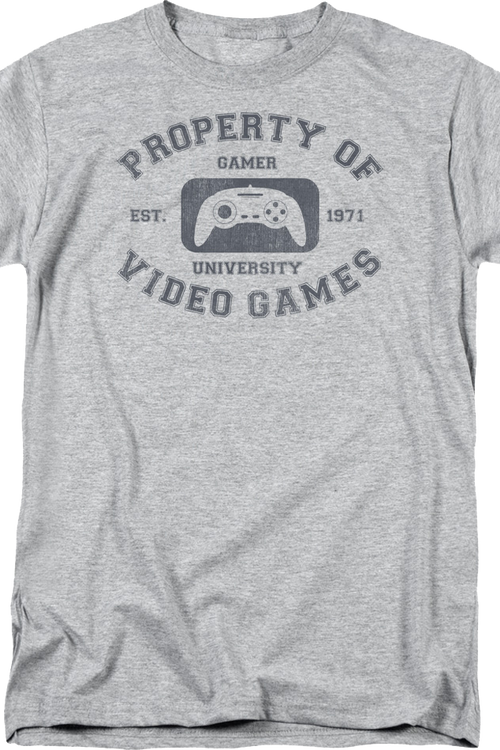 Property Of Video Games T-Shirtmain product image
