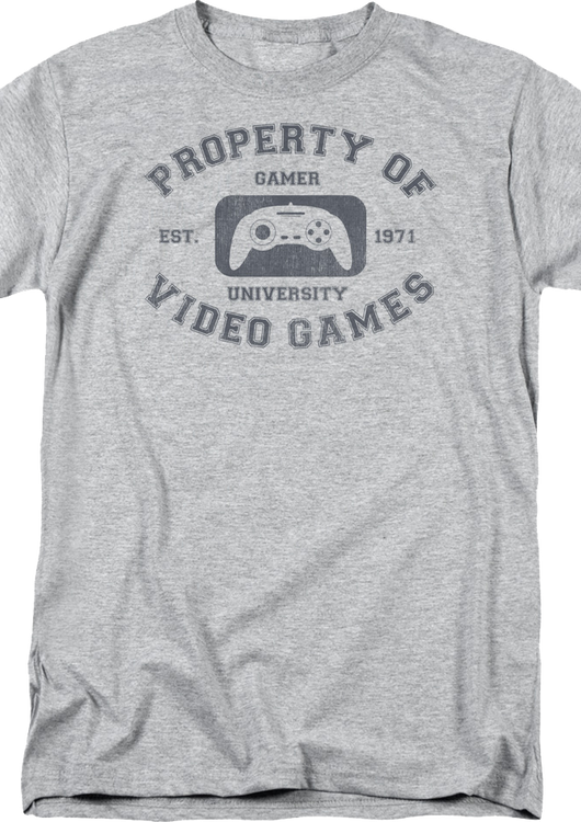 Property Of Video Games T-Shirt - main product image