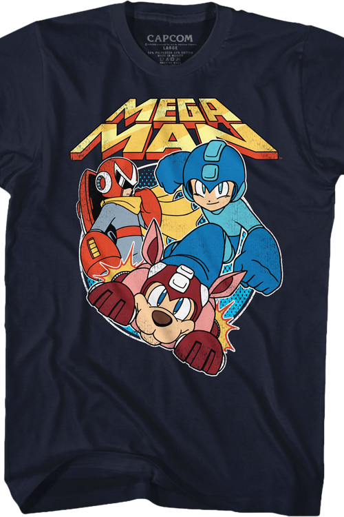Proto Man Rush and Mega Man T-Shirtmain product image