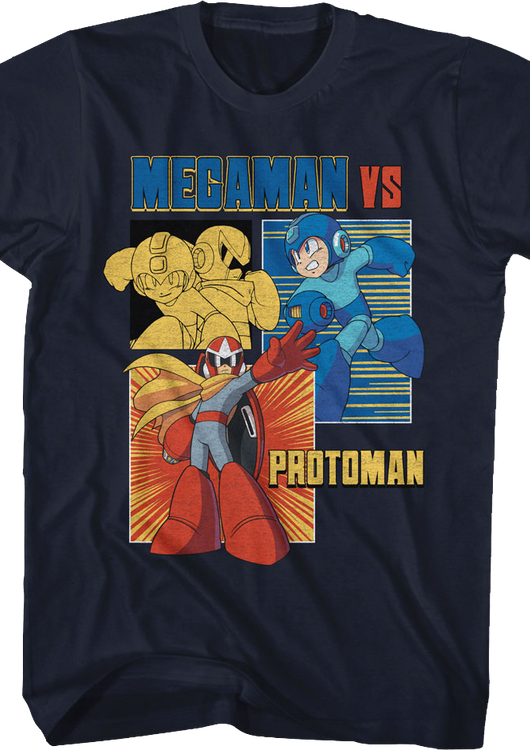 Proto Man vs. Mega Man T-Shirt - main product image